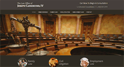 Desktop Screenshot of josephcamenzindlaw.com